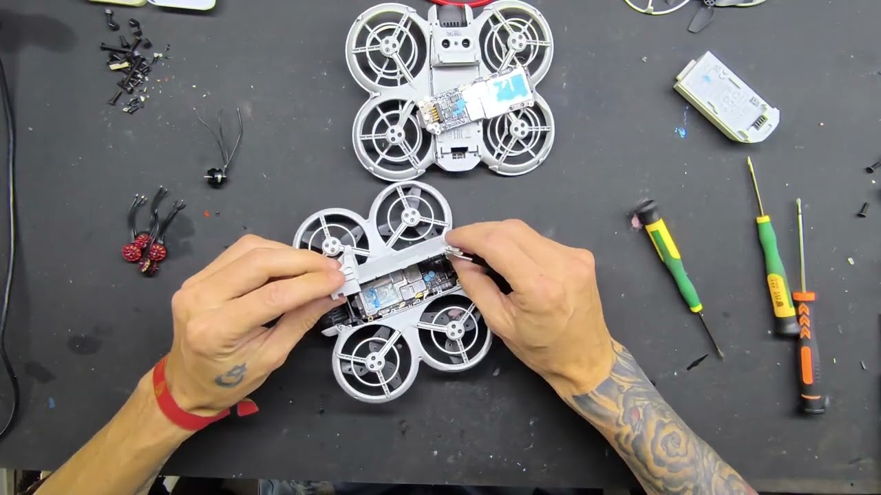 Instalacion de nuevos motores en dji neo