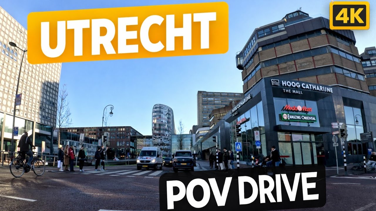 Utrecht City Drive POV | 4K Drive Through Utrecht (Netherlands)