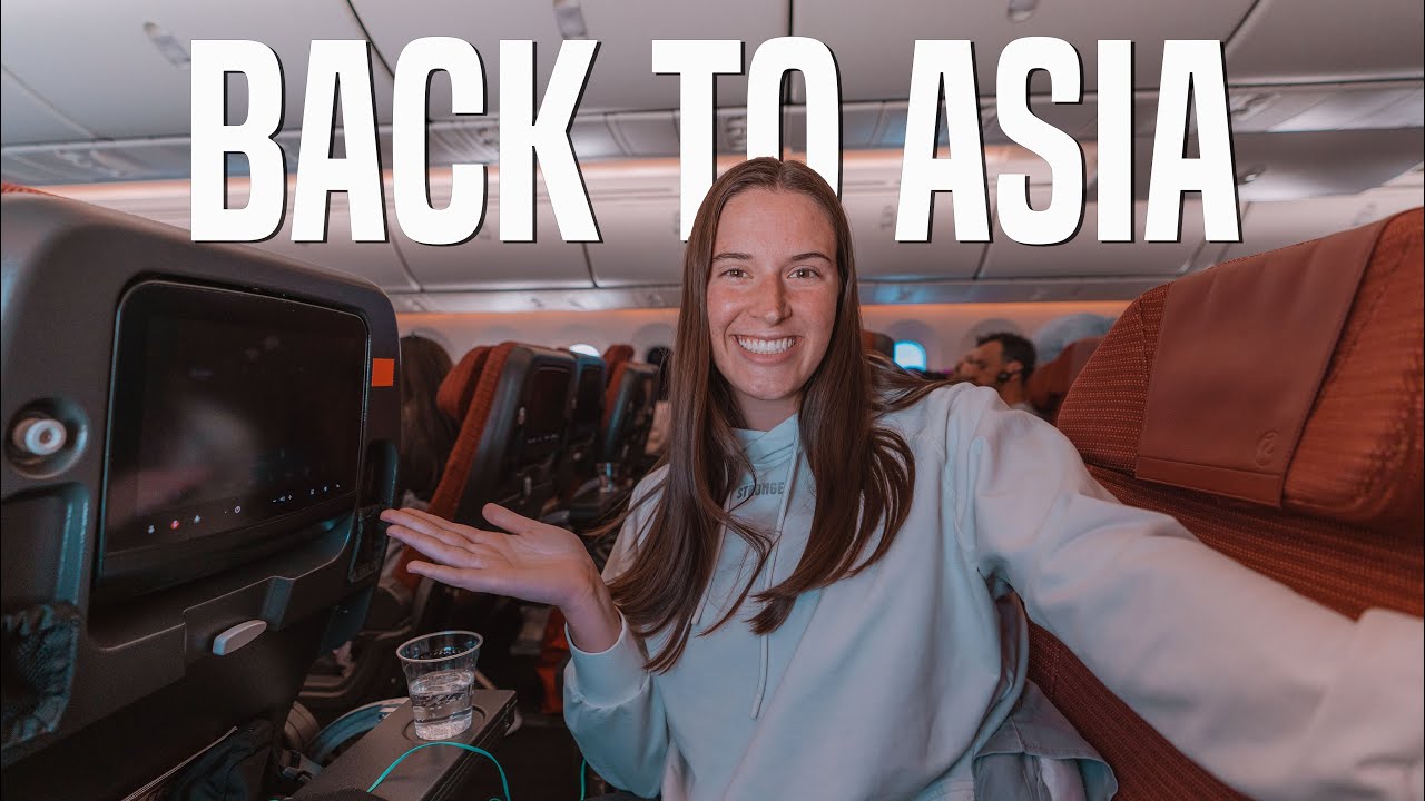 FLYING BOSTON TO HANOI | Japan Airlines Economy Class