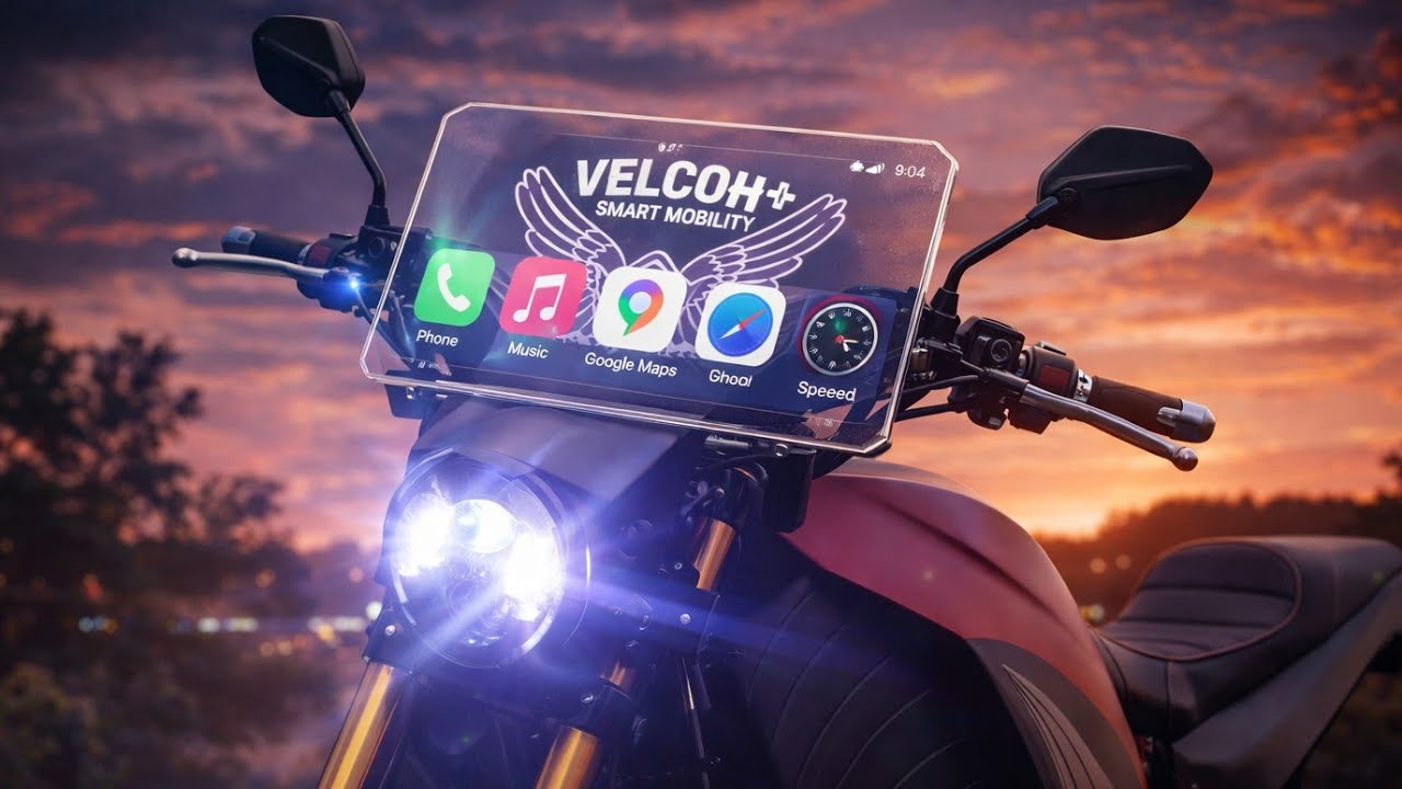 Carplay para las motos de @velco_colombia 