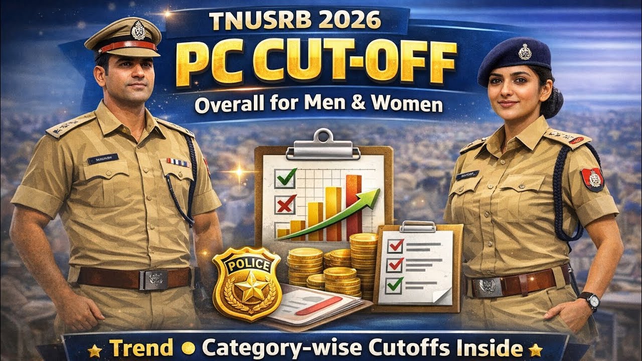 🔴TNUSRB 2026 Pc OVERALL Cut Off Prediction????? For Men & Women