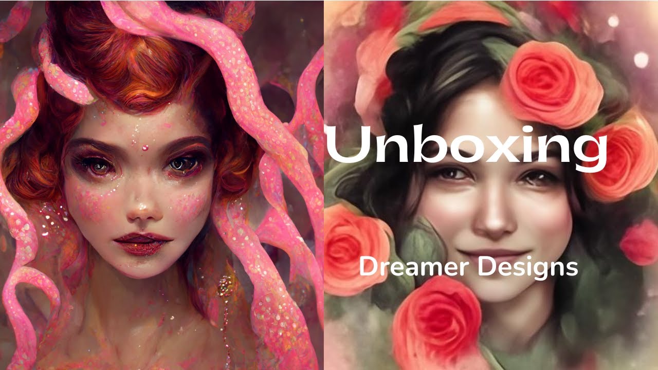 Unboxing de 2 diamond paintings - persos de Dreamer Designs