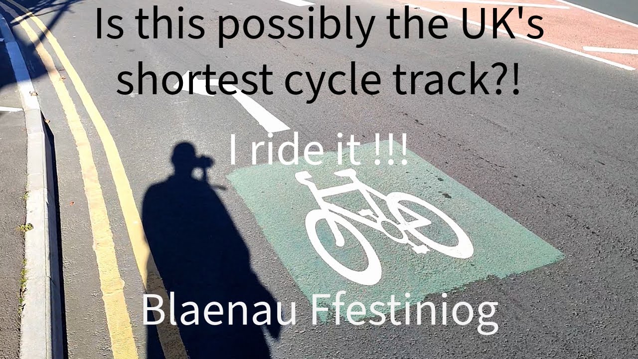 Blaenau Ffestiniog - Is this possibly the UK&rsquo;s shortest cycle track?!