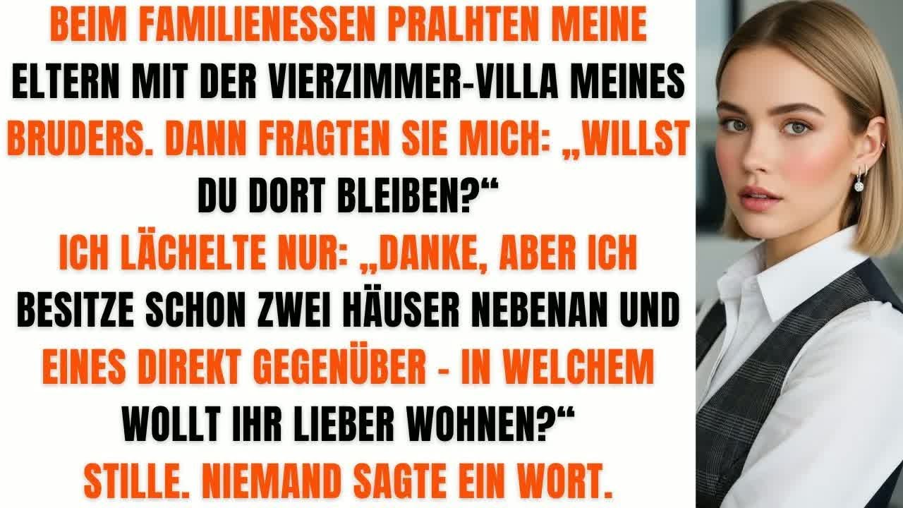 Sie prahlten mit der Villa meines Bruders – bis ich ihnen zeigte, wem die Straße gehört