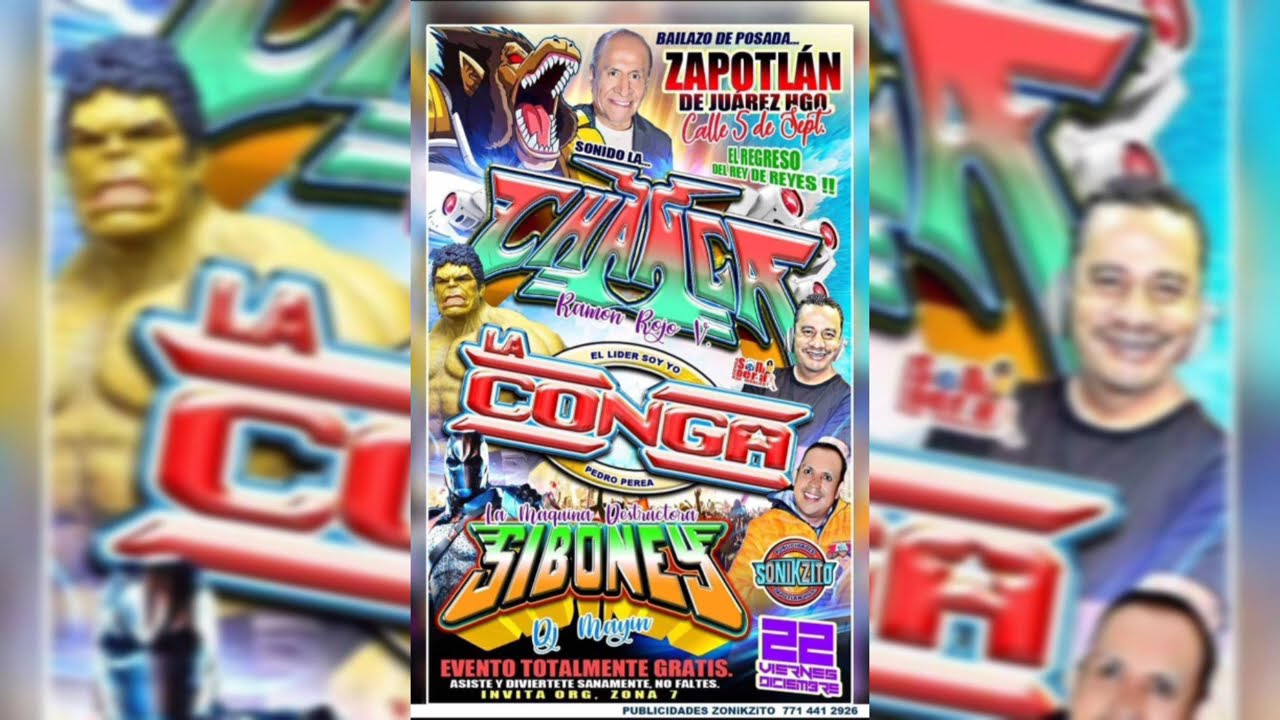 SONIDO LA CONGA 🔴 ZAPOTLAN DE JUAREZ HIDALGO 🔴 ORGANIZACION BAILA COMO PUEDAS 🔴 22 Dic 2023