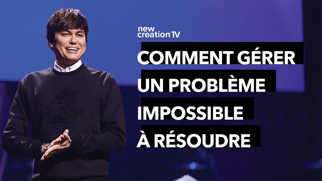 Suivez l'onction en vous | Joseph Prince | New Creation TV Français