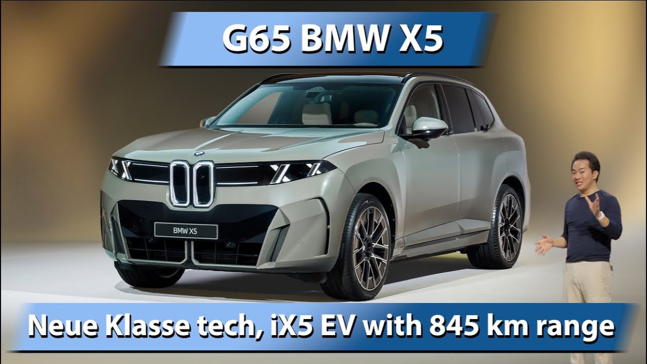 G65 BMW X5 world premiere &ndash; Neue Klasse looks, 800-volt iX5 EV with 845 km range!