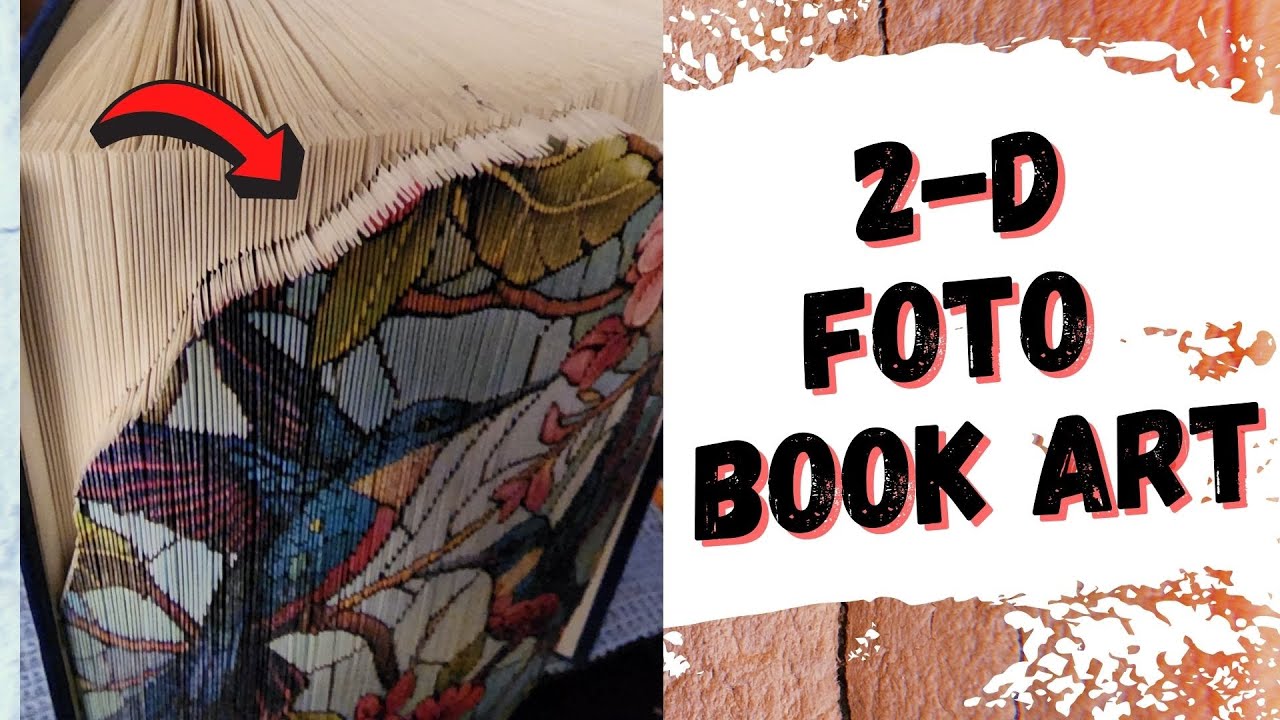 2-D Foto Book Art - How to add photo strips to create a 2-D effect