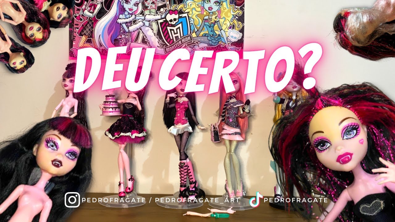 DESAMARELANDO 5 BONECAS MONSTER HIGH - Pedro Fragate