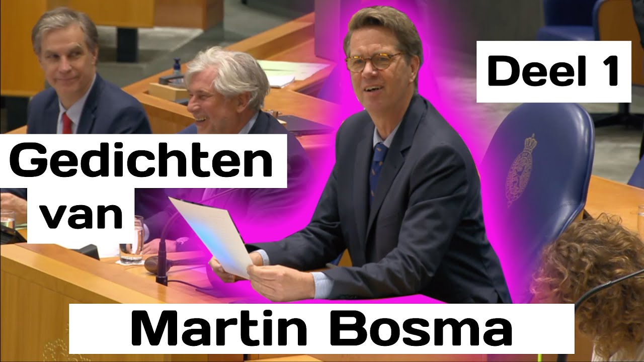 De Mooiste Gedichten van Kamervoorzitter Martin Bosma | Compilatie #1