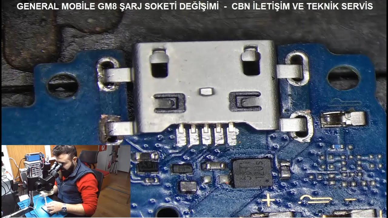 General Mobile GM8 Şarj Soketi Değişimi