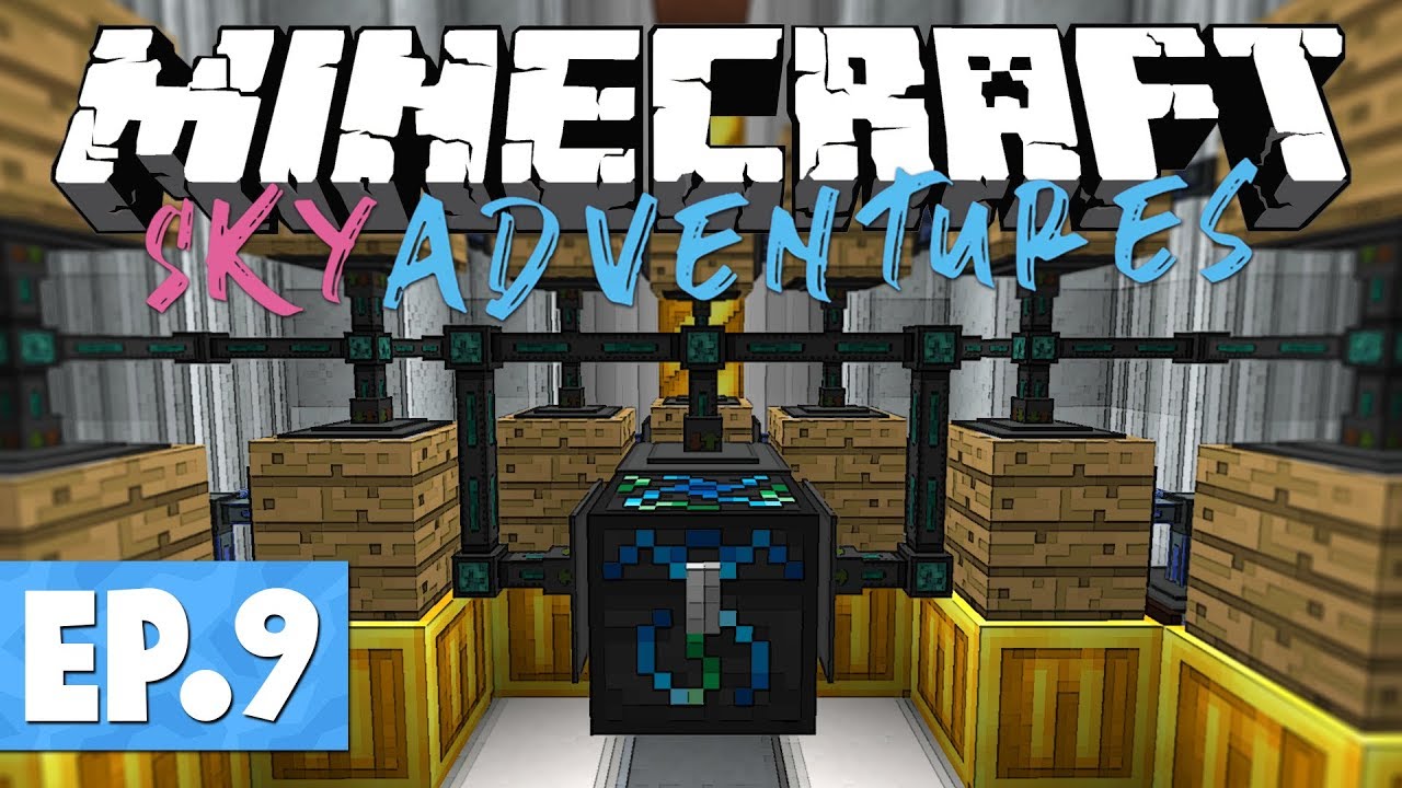 Minecraft FTB Sky Adventures - EMC Production! #9 [Modded Questing Survival]