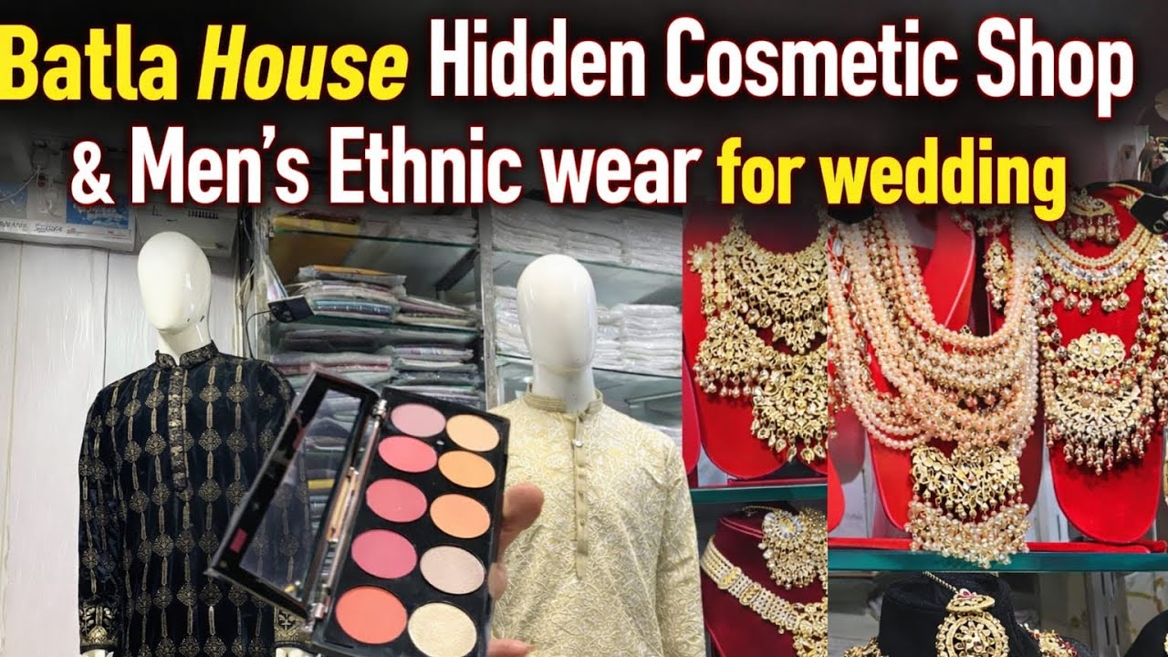 Batla House Men’s Ethnic Wear For Wedding and hidden cosmetic shop Collection | Pakistani Jewellery 