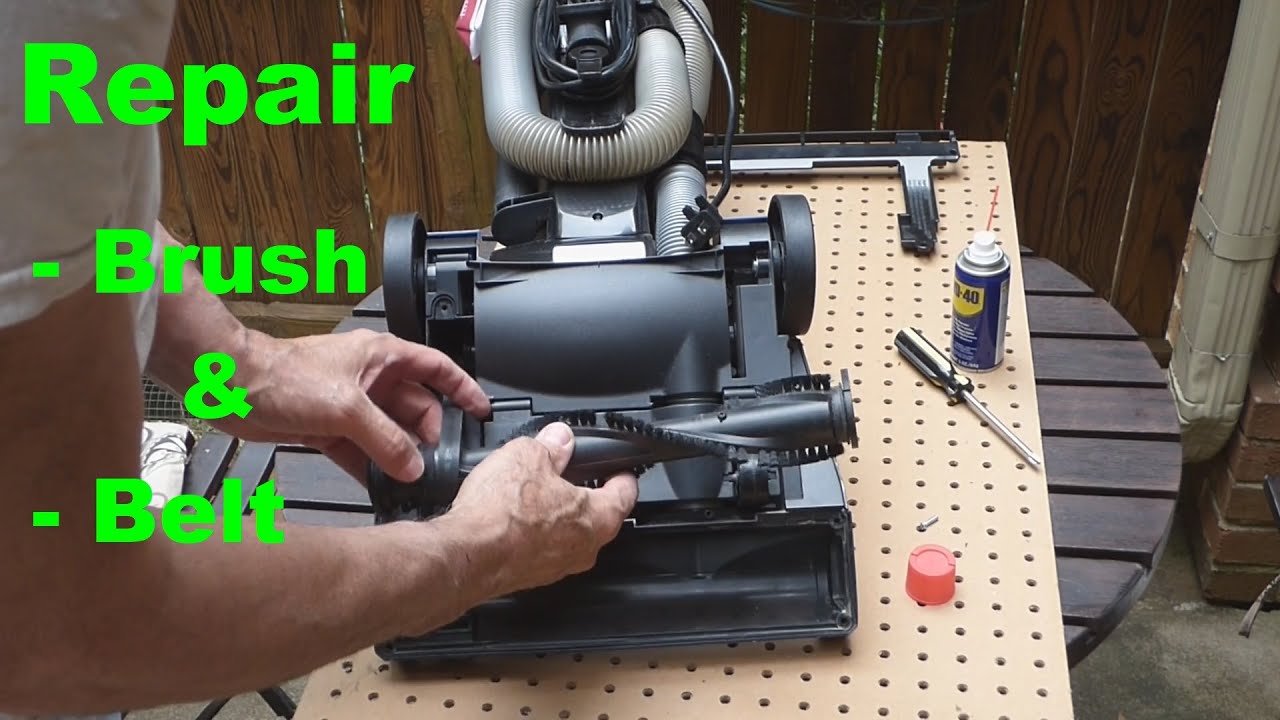 Vacuum Roller Brush Not Spinning - Belt Smoking - How to Fix