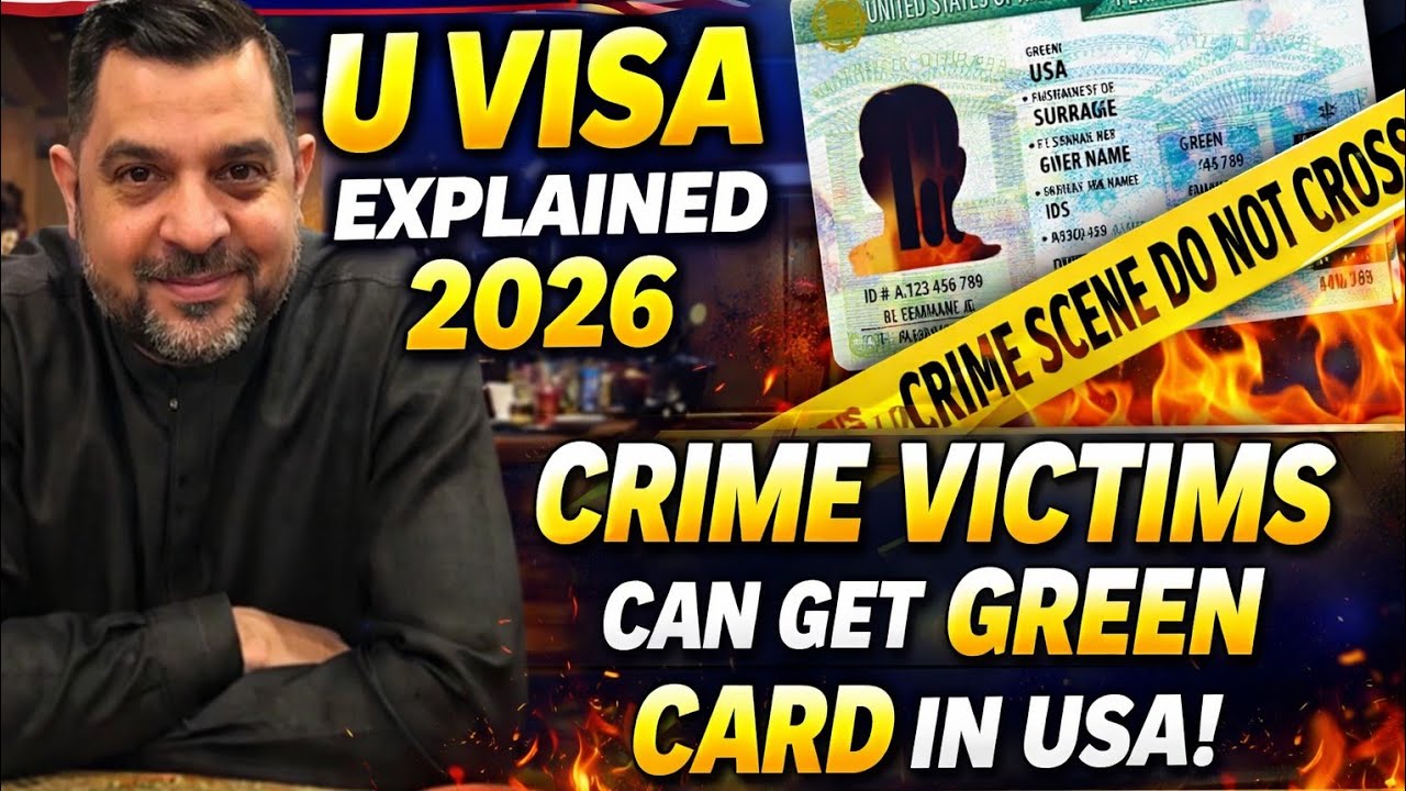 American U Visa Explained 2026: Crime Victims Can Get Green Card in USA! 🇺🇸