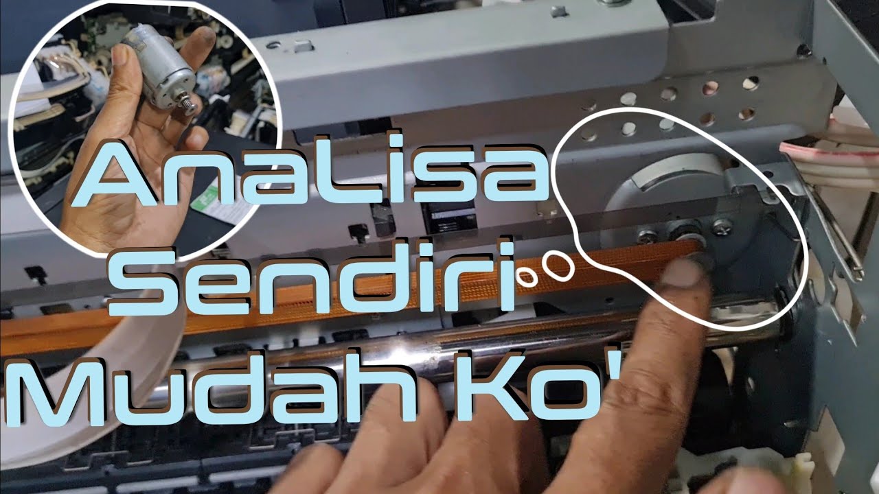 ANALISA PRINTERMU YANG SUDAH WAKTUYA GANTI MOTOR DINAMO CR  WONG 😅