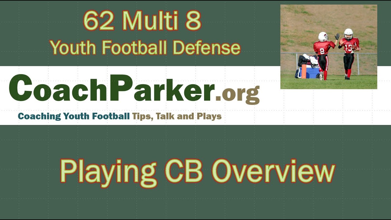 How to Play Cornerback in the 6-2 Multi 8 Youth Football Defense