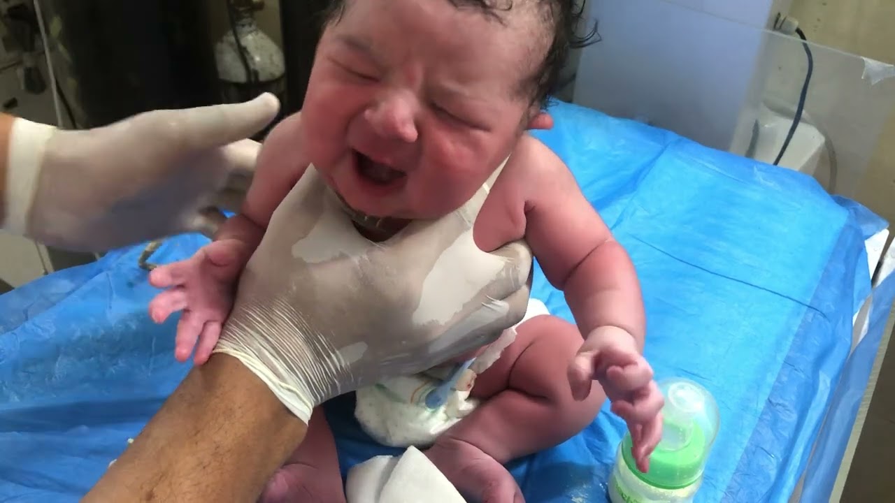 Newborn Baby&rsquo;s First Bottle Feed After Birth | Precious First Moments in the NICU