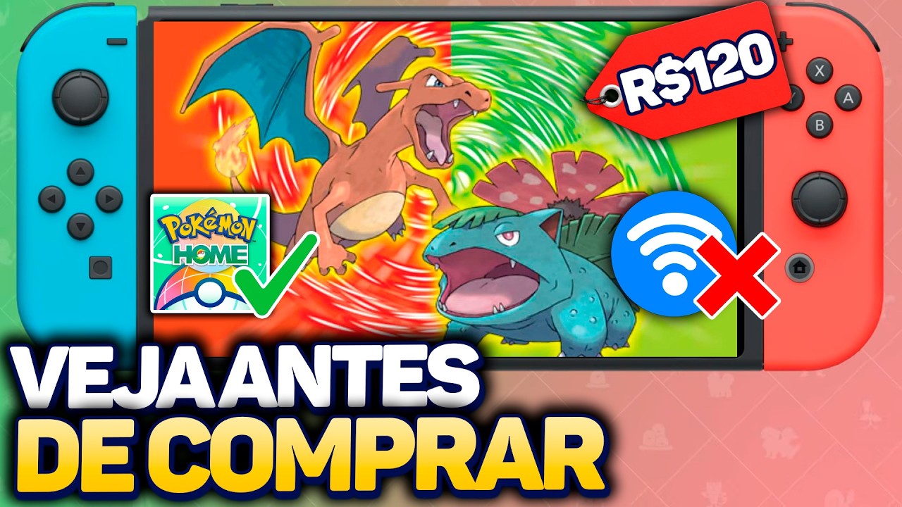 TUDO sobre POKÉMON FIRE RED E LEAF GREEN no Nintendo Switch!
