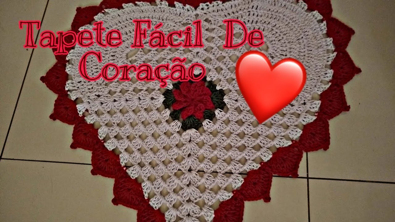 Tapete Fácil De Coração