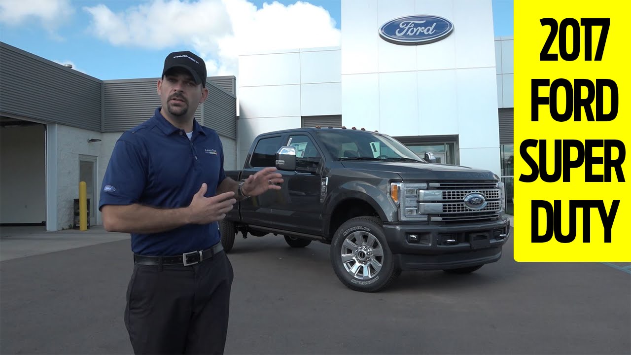 2017 Ford Super Duty Platinum Exterior and Interior Walkaround