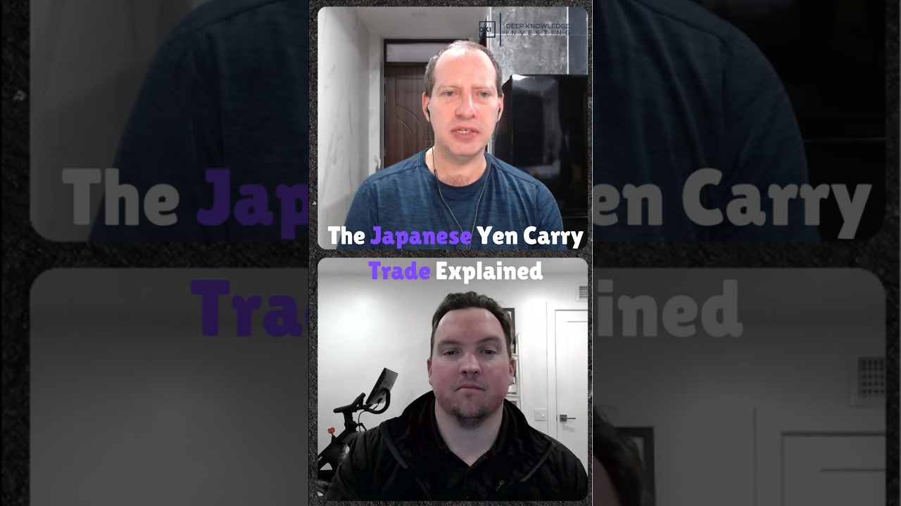 The Japanese Yen Carry Trade Explained!     #japaneseyen #deepknowledgeinvesting