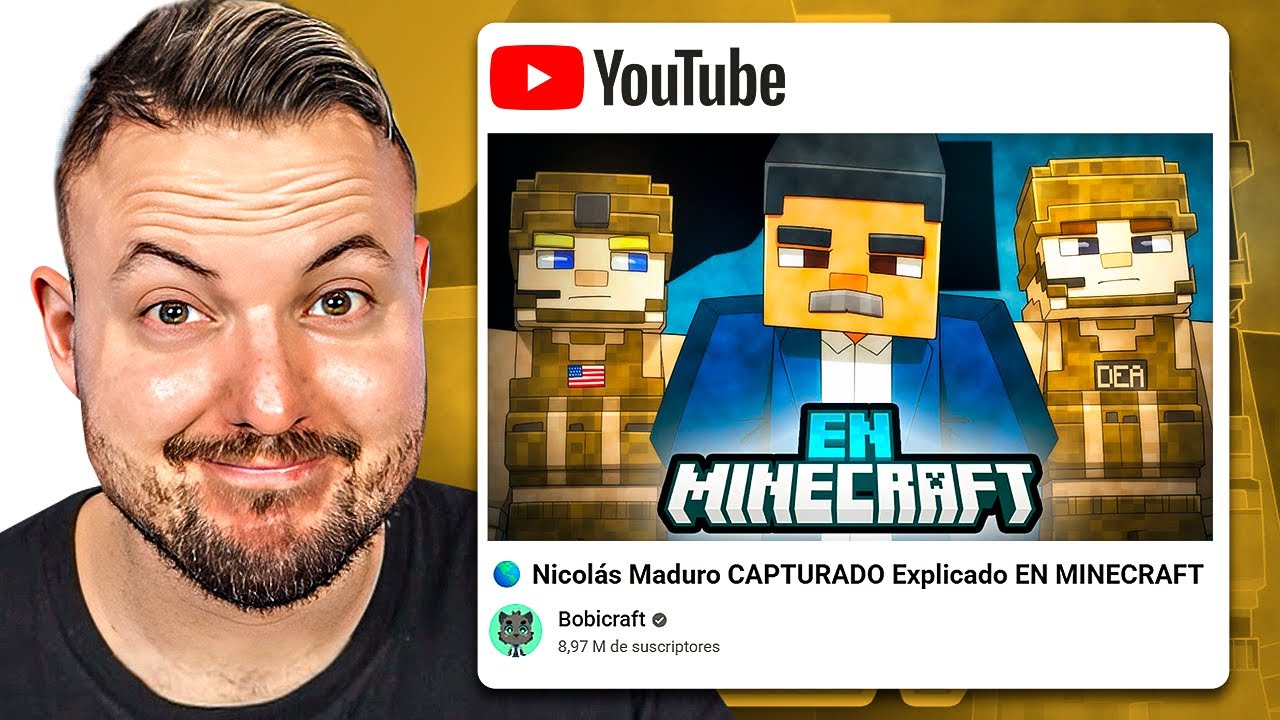 Como CAPTURARON a Nicolás Maduro pero explicado en MINECRAFT