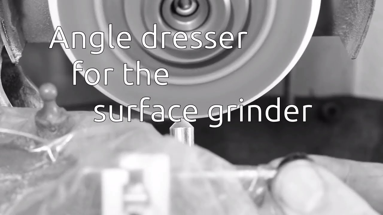 Angle dresser for the surface grinder