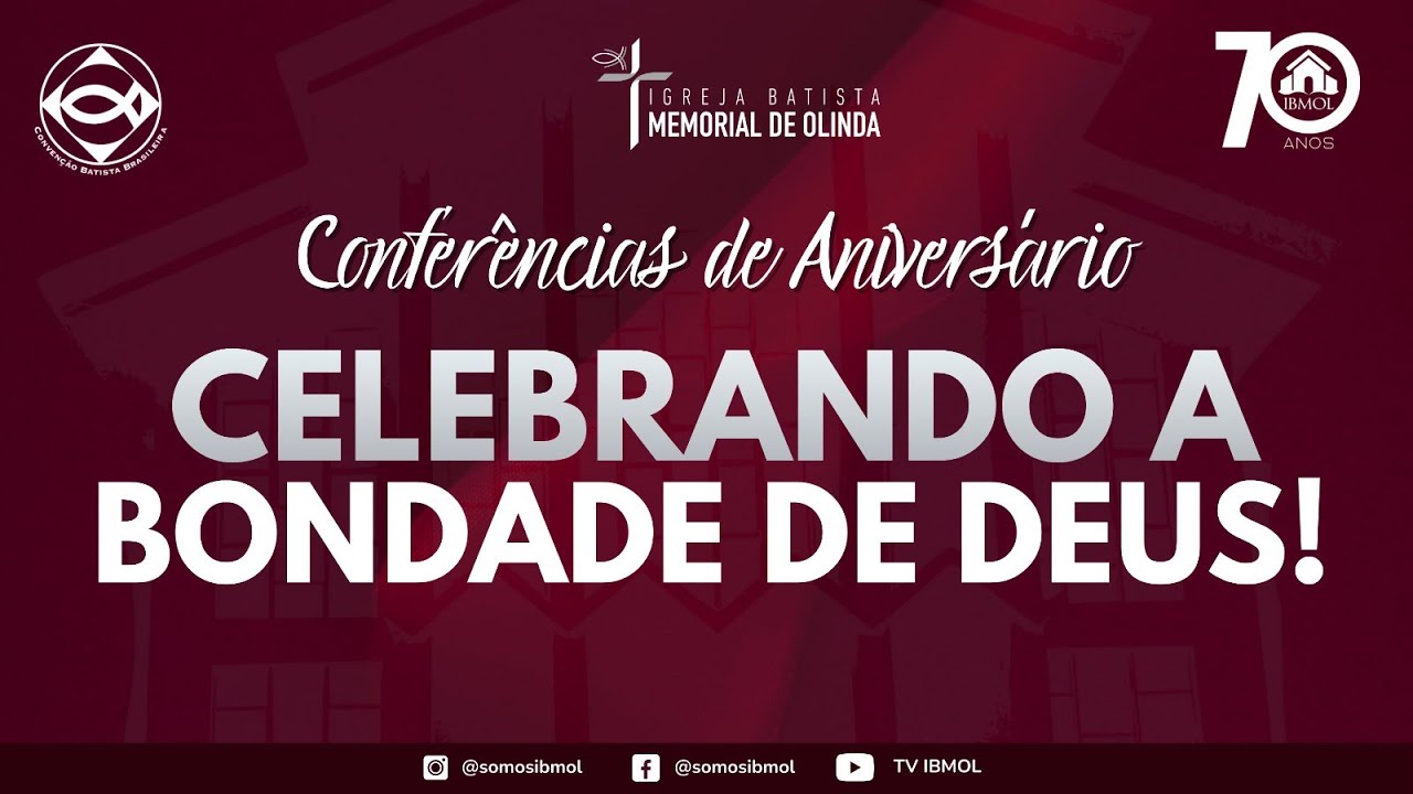 IBMOL Culto Ao Vivo | CELEBRANDO A BONDADE DE DEUS