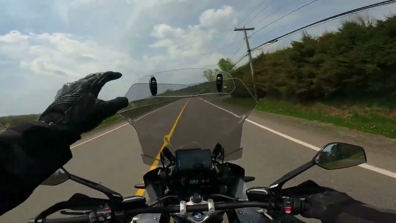 Fredericton to Edmundston - BMW R1250 GS Adventure - Puig Touring Windshield Review