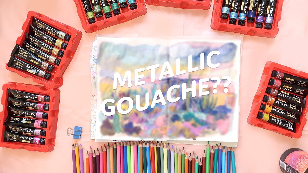 ARTEZAS SATISFYING METALLIC GOUACHE? Is it any good?