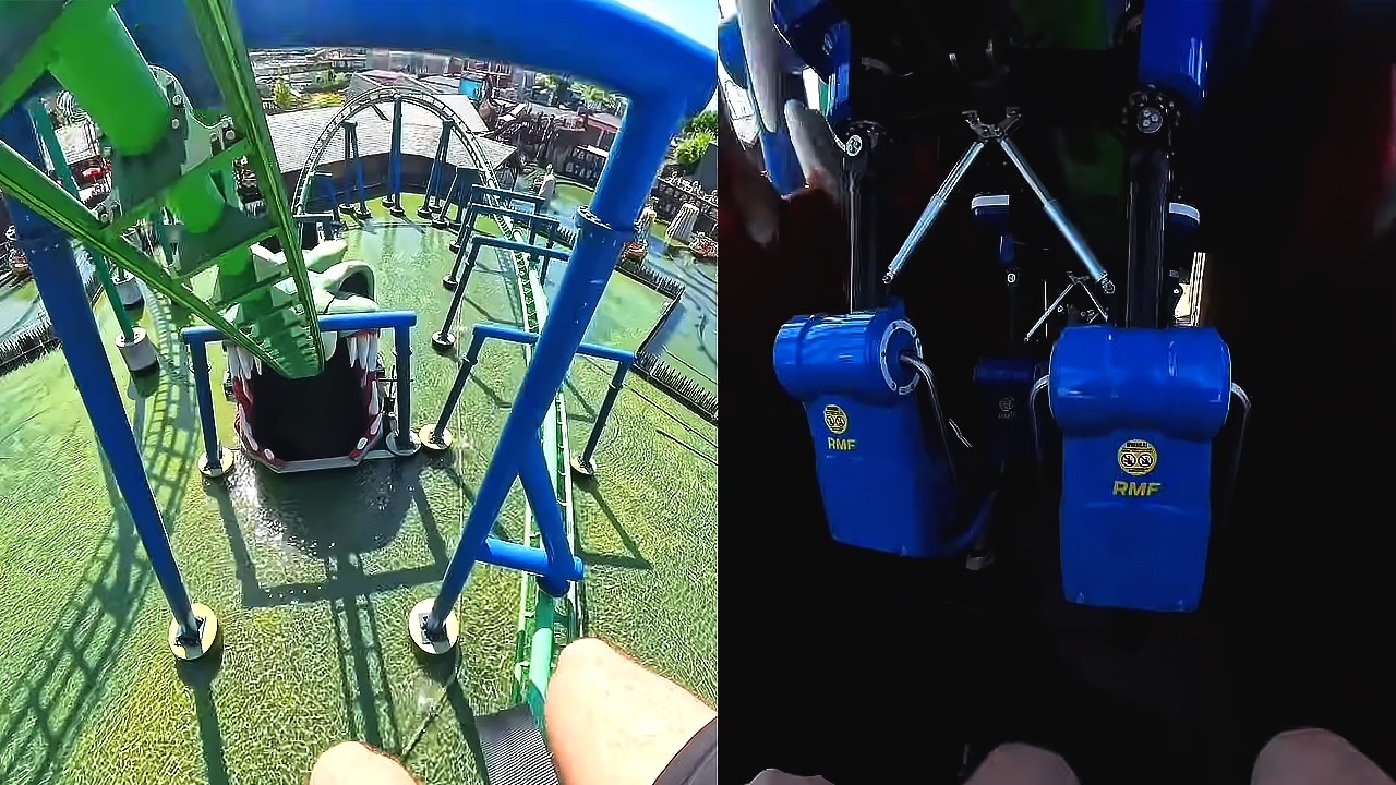 Dragon Prz&oacute;d vs Tył - Energylandia 2025 (4K) (POV) (Zator, Polska) Insta360 X5
