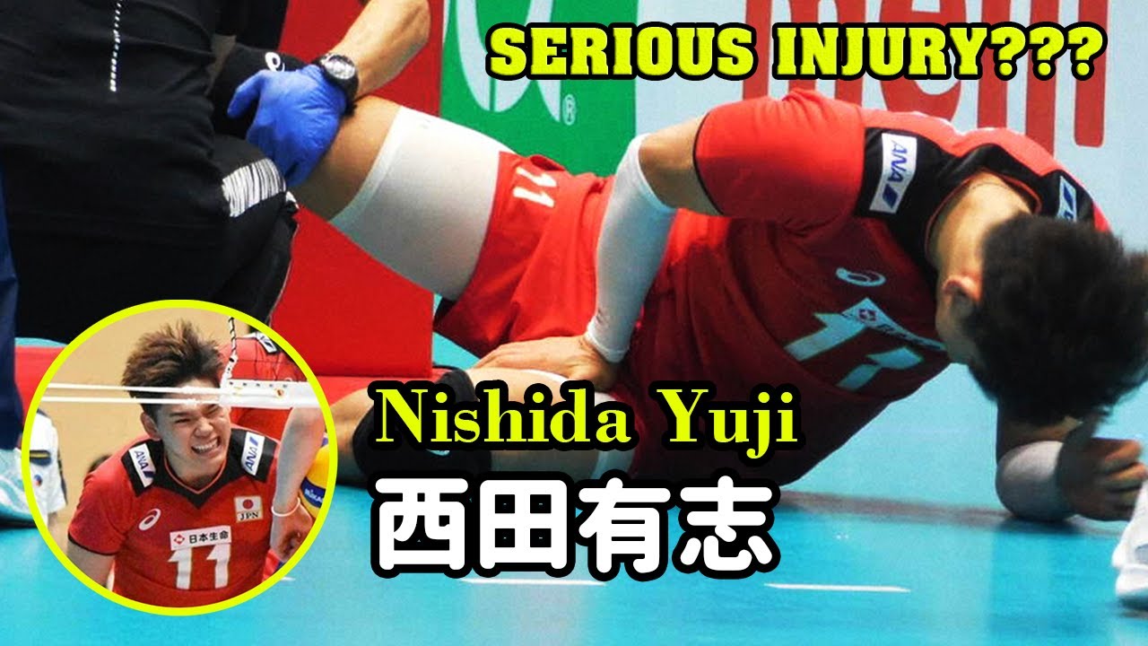 Nishida Yuji 西田有志 injury can't walk by himself