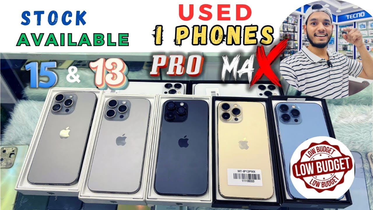 🇸🇦Used 15 Pro Manx  & 13 Pro Max Stock Available Under Budget Amazing Condition #iphone@Shadab55k 