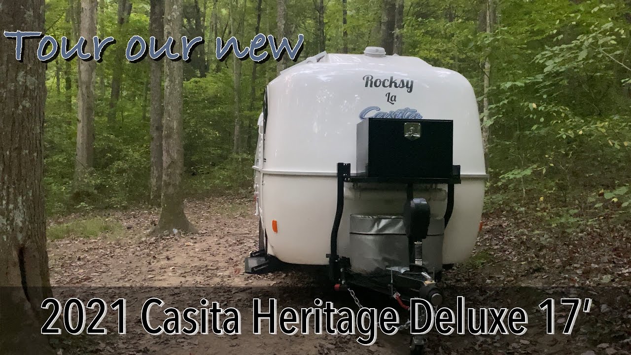 Tour our new 2021 Casita Heritage Deluxe 17’