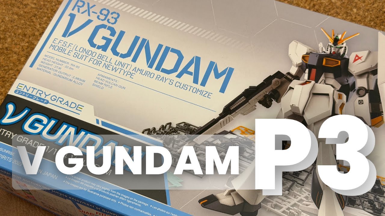Vamos a armar V Gundam - Entry Grade - Parte 3