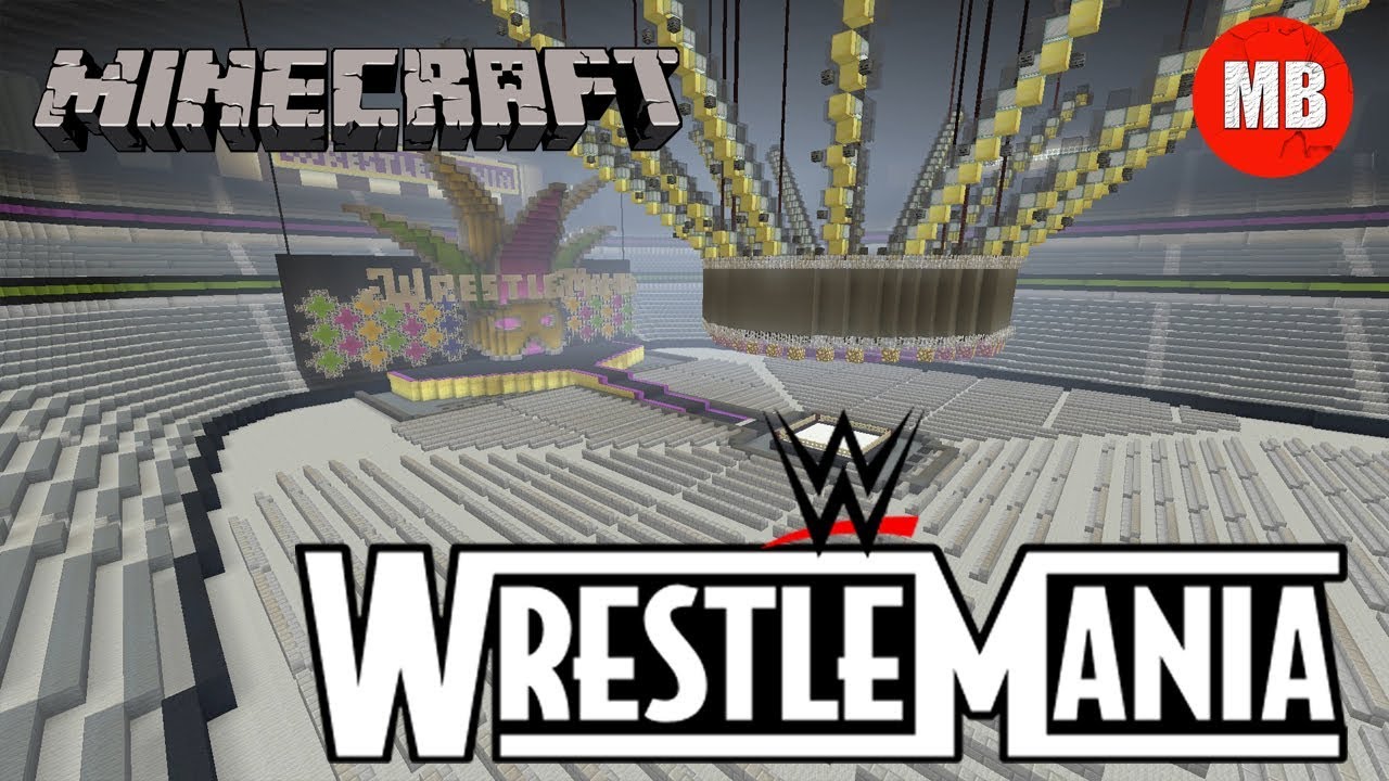WWE Minecraft Wrestlemania 34 Arena!
