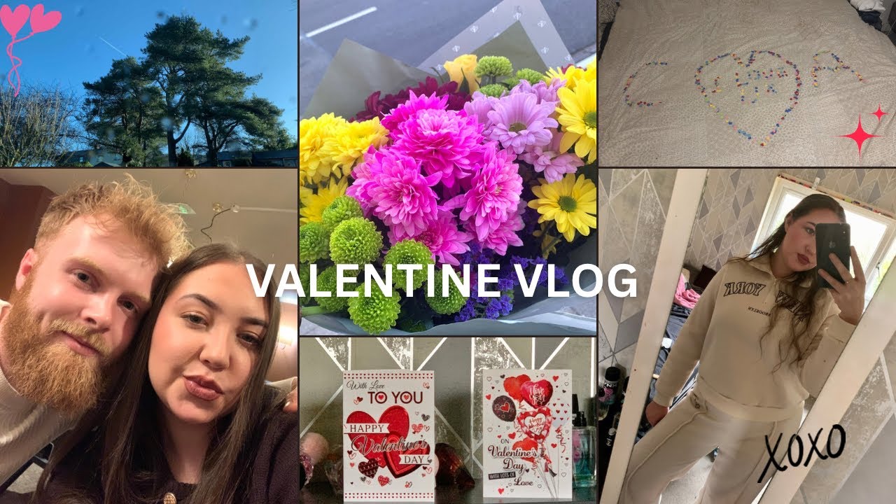 Valentine’s Day vlog | surprise, date night, cleaning & more !! 