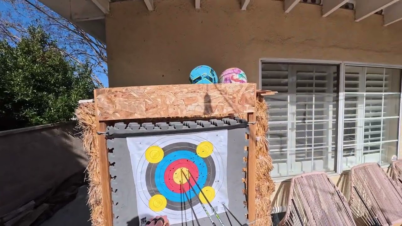 Archery Practice in the Backyard