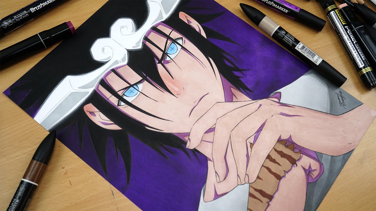 Commission #2 Drawing Jin Mori From God Of The High School