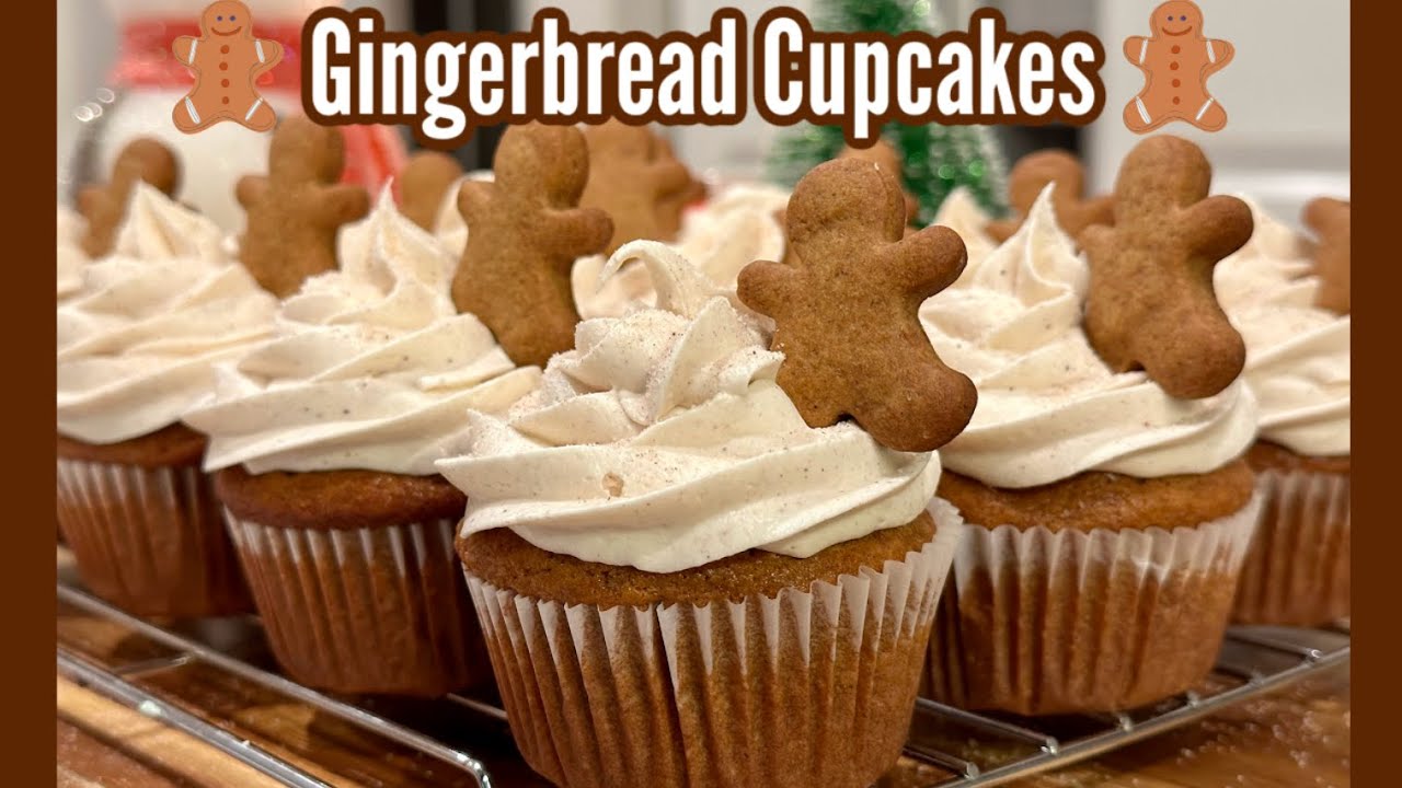 GINGERBREAD CUPCAKES Recipe!