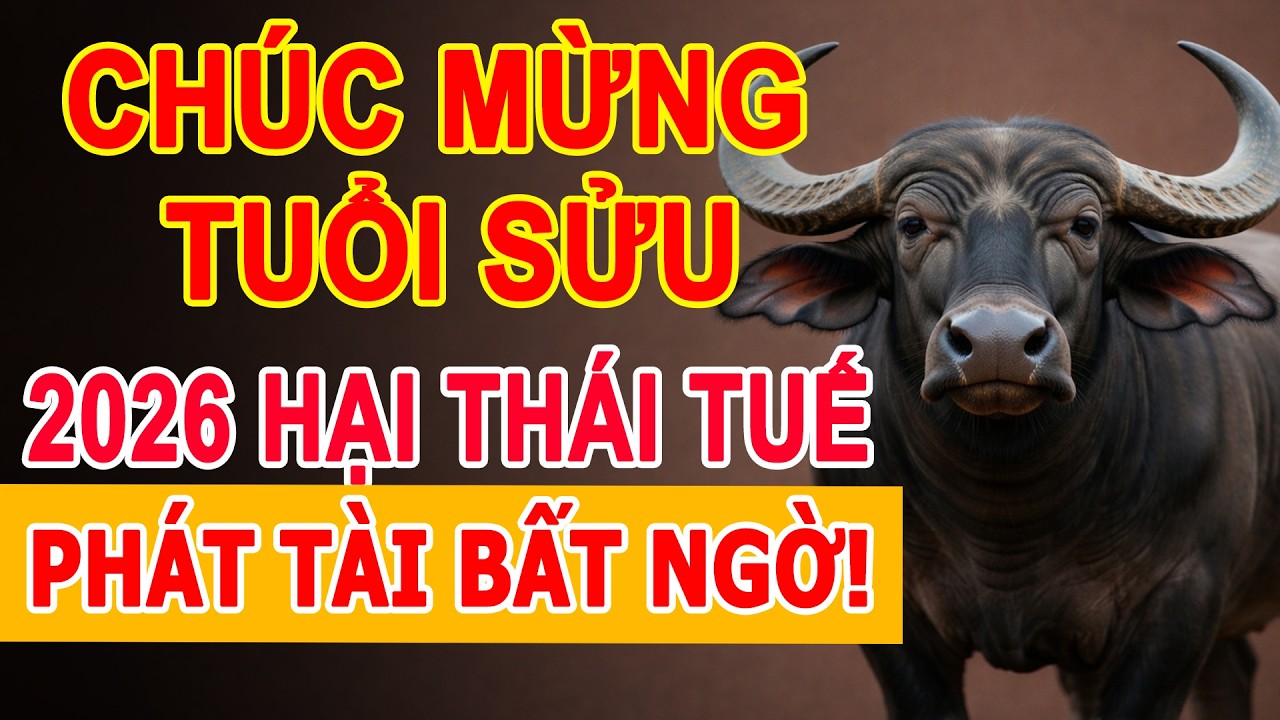 Tử Vi Tuổi Sửu 2026 Hại Thái Tuế Chưa Chắc Đã Là Không Tốt, Bính Ngọ Đổi Vận Đón Tài Lộc Bất Ngờ!