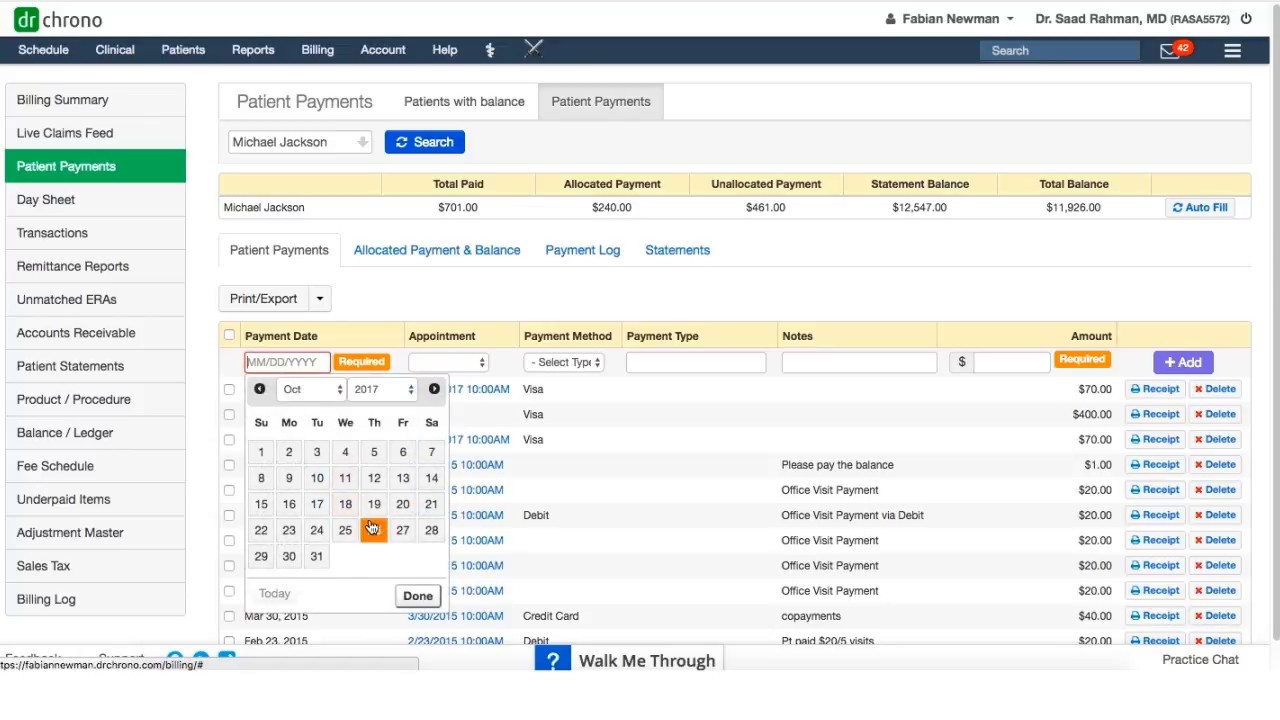 Patient Payments -  DrChrono Billing Feature Tutorial Series