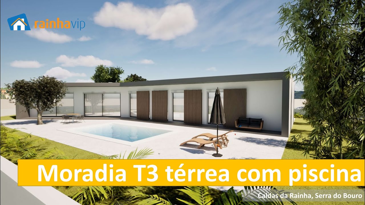 595.000EUR | Moradia T3 t&eacute;rrea com piscina - entre a Foz do Arelho e Caldas da Rainha