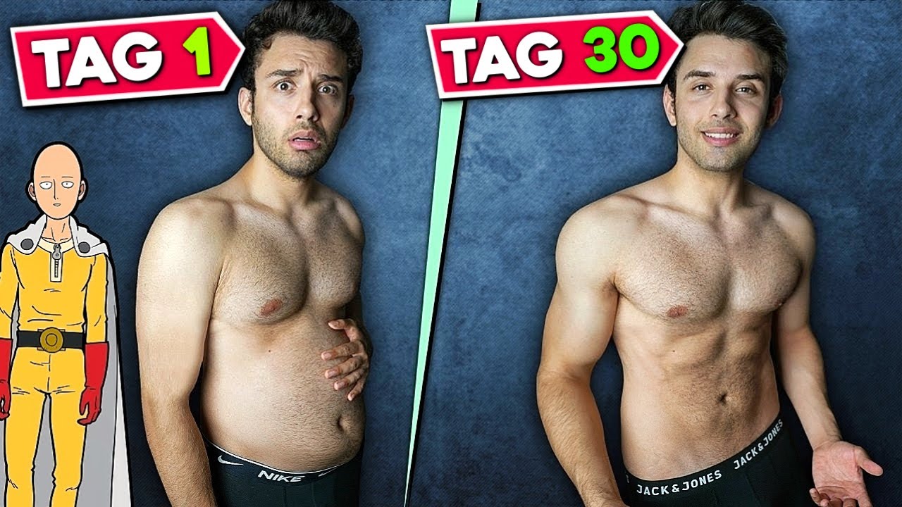 Ich habe 30 Tage wie One Punch Man trainiert.. | Kurono