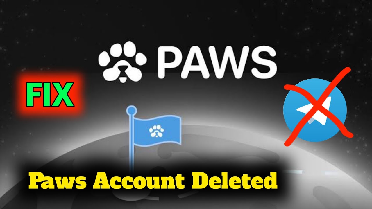 Fix Paws New Update Paws Account Deleted On Telegram paws boat not showing problem update