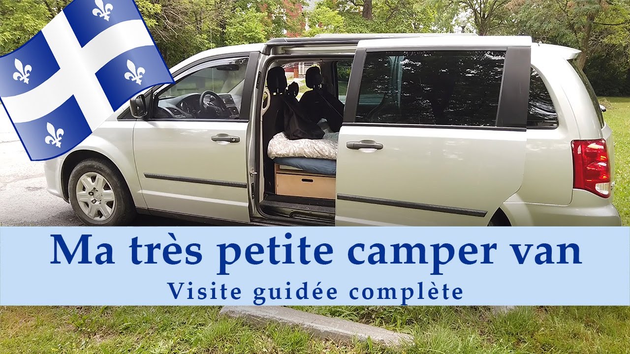 Visite guidée de ma très petite camper van - en français!