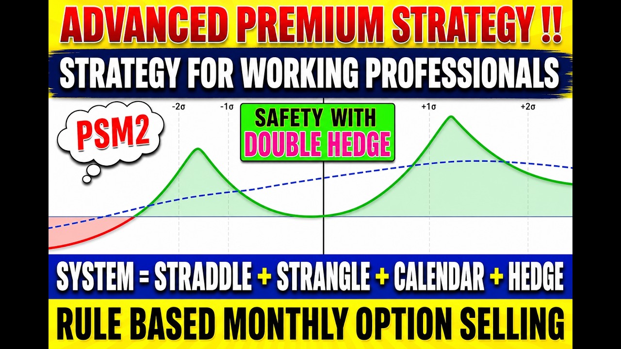 Monthly Option Selling | Hedged Strategy for Working Professionals | Best Nifty Option Strategy