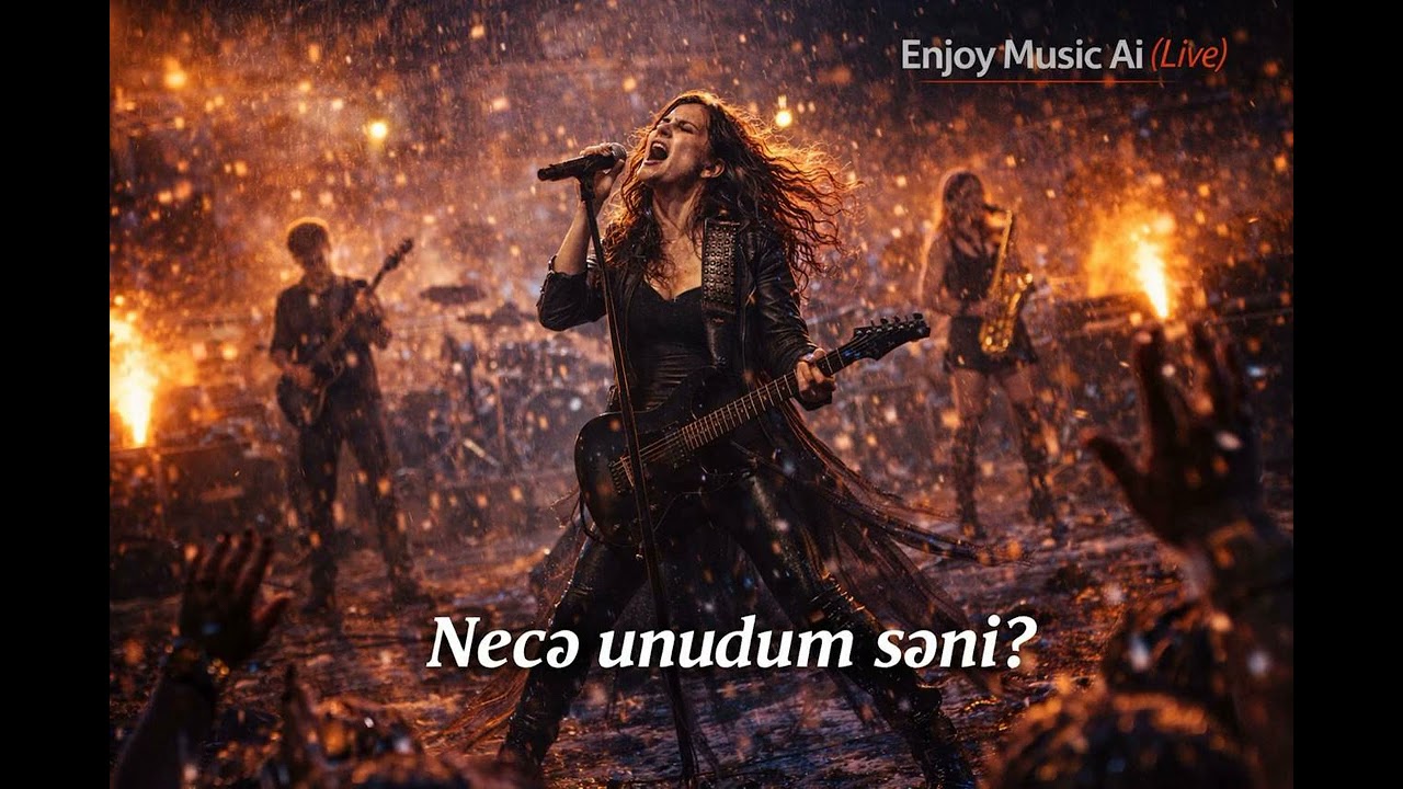 Necə Unudum Səni? | Flora Kərimova| Dərin Emosional Rock | Enjoy Music Ai (Live)
