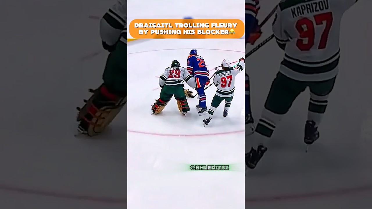 Fleury wasn&rsquo;t happy about that 😂#nhl #hockey #sports #shorts